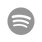 Gris del icono de Spotify
